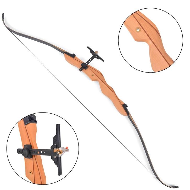 vidaXL Recurveboog voor volwassenen 68 30 lb, Sport en Fitness, Handboogschieten, Nieuw, Verzenden