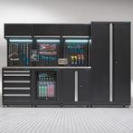 Datona Werkplaatsinrichting PREMIUM RVS werkblad met, Doe-het-zelf en Bouw, Ophalen of Verzenden, Nieuw