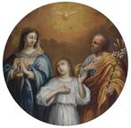 École Française vers 1700 - La Sainte Famille, Antiek en Kunst