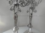 Kandelaar (2) - 925 zilver, Antiek en Kunst