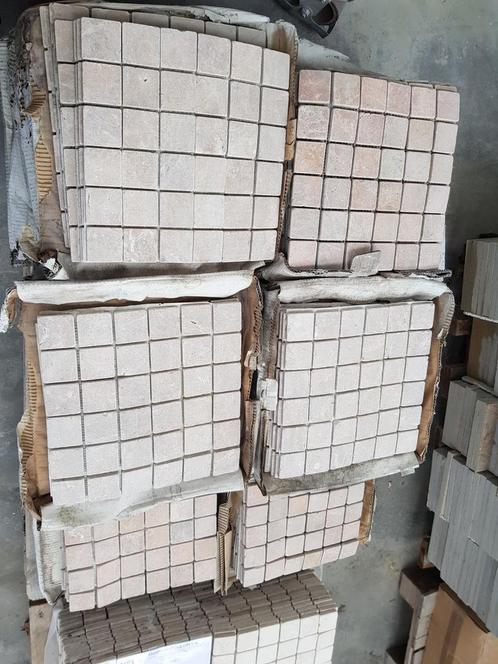 Mosaique marbre divers le lot liquidation stock, Doe-het-zelf en Bouw, Tegels, Ophalen