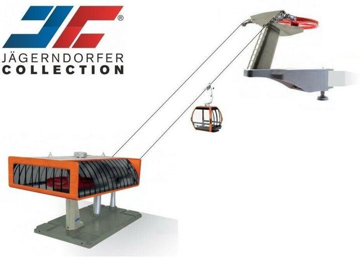 Jagerndorfer - 1/32 Kabelbaan D-line Grijs/oranje (?/23) * -, Diversen, Kerst, Nieuw, Verzenden