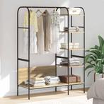 vidaXL Kledingrek met plank Bruin 120 x 44 x 160 cm Bewerkt, Huis en Inrichting, Verzenden, Nieuw