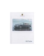 2009 PORSCHE 911 TURBO BROCHURE ENGELS, Ophalen of Verzenden