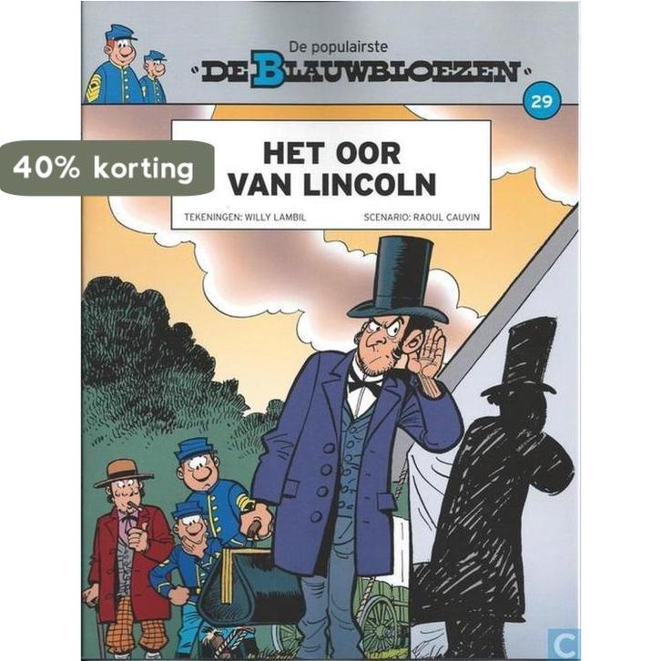 De Blauwbloezen - Het Oor van Lincoln (Gazet van Antwerpen), Boeken, Stripverhalen, Zo goed als nieuw, Verzenden