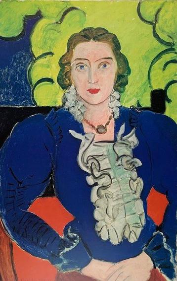 Henri Matisse (after) - Madame L.D. la blouse bleue, 1936