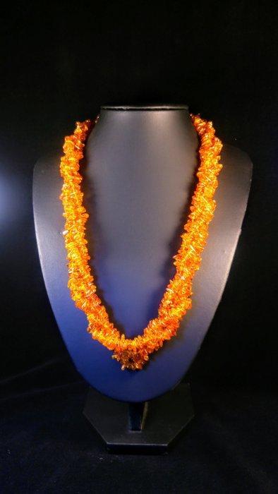Brillant - Ambre - Long Baltic Amber necklace - clear Cognac, Verzamelen, Dierenverzamelingen