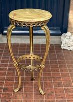 Bijzettafel - Marmer, Messing, Brons - Een opvallende mix