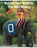 1969 BUICK OPEL KADETT B BROCHURE ENGELS (USA), Nieuw