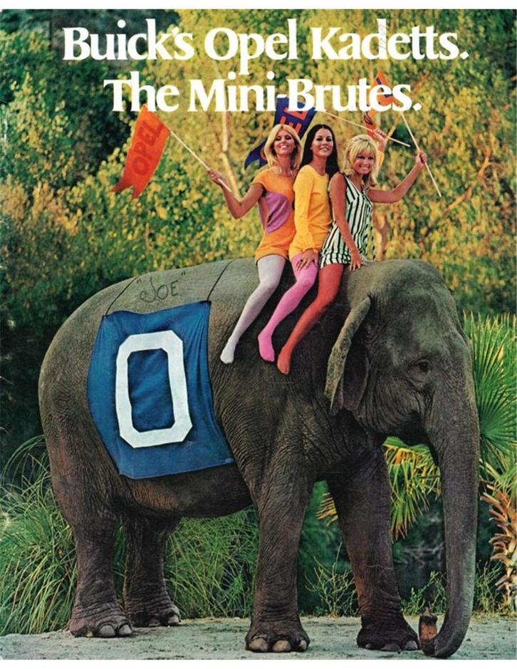 1969 BUICK OPEL KADETT B BROCHURE ENGELS (USA), Boeken, Auto's | Folders en Tijdschriften