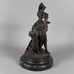 Daprès Clodion - sculptuur, LEnfance de Silène - 47.5 cm -