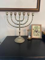 Kandelaar - Brons - Menorah - 29 cm, Antiquités & Art