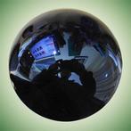 Obsidiaanbol Zwart Mexicaans gepolijst - Hoogte: 80 mm -