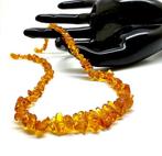 Collier en ambre baltique naturelle de couleur cognac -, Verzamelen