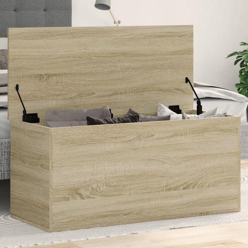 vidaXL Opbergbox 100x42x46 cm bewerkt hout sonoma, Huis en Inrichting, Kasten | Overige, Nieuw, Verzenden