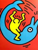 Keith Haring (after) - Dolphin Button (1989) - Jaren 2000, Antiek en Kunst, Kunst | Designobjecten