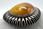 Sans Prix de Réserve - Pendentif Argent Ambre - Fabriqué à, Handtassen en Accessoires, Antieke sieraden