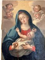 École italienne (XVIII) - Madonna con Bambino Santo