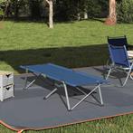 vidaXL Opvouwbaar Campingbed Blauw 194 x 62,5 x 42,5 cm, Caravans en Kamperen, Kampeeraccessoires, Verzenden, Nieuw
