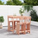 vidaXL 5-delige Tuinset massief douglashout, Tuin en Terras, Verzenden, Nieuw, Tuinset