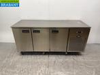 RVS Foster Verrijdbare Koelwerkbank 3 deuren 186,5 cm 230V, Ophalen of Verzenden, Nieuw in verpakking