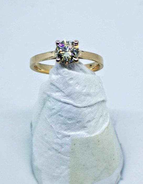 Ring - 18 karaat Roségoud - 0.76ct. tw. Diamant (Natuurlijk), Handtassen en Accessoires, Ringen