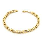 Handmade - Bracelet - 8.8 g - 18 carats Or jaune, Handtassen en Accessoires, Antieke sieraden