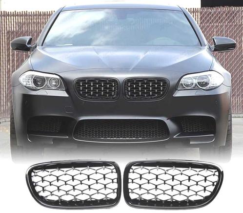 Calandres Pour Bmw F10 F11 10-18 Noir Brillant, Auto-onderdelen, Carrosserie, Verzenden