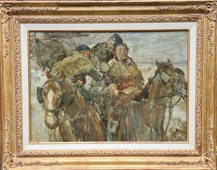 Gregor von Bochmann (1850-1930) - Krabben/schelpenvissers, Antiek en Kunst, Kunst | Schilderijen | Klassiek
