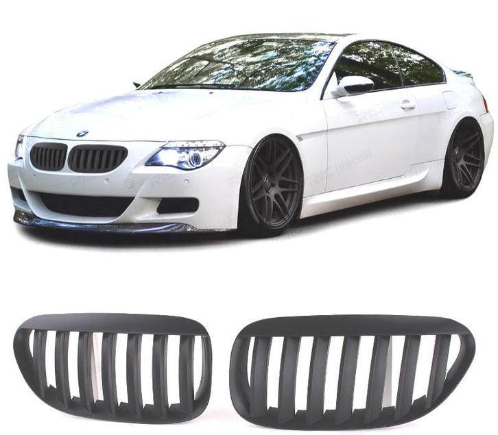 Calandres Pour Bmw E63 E64 04-10 Look M Noir Mat, Auto-onderdelen, Carrosserie, Verzenden