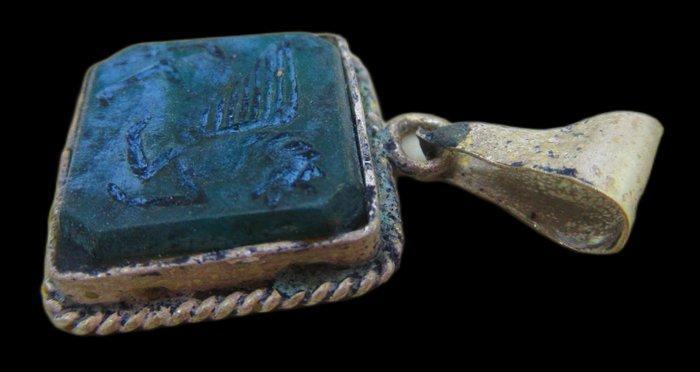 Post-middeleeuws zilveren hanger met een nabij-Oosterse, Antiek en Kunst, Antiek | Overige Antiek