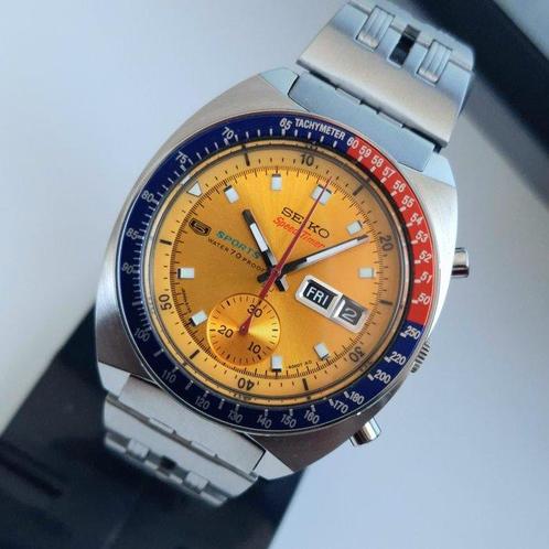 Seiko - Pogue 6139-6000 Chronograph Automatic - Zonder, Handtassen en Accessoires, Horloges | Antiek