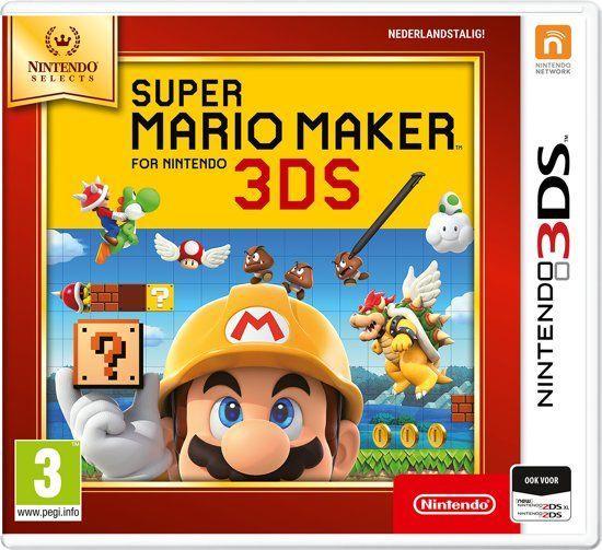 Super Mario Maker 3DS-Nintendo Selects (3DS) NIEUW, Games en Spelcomputers, Games | Nintendo 2DS en 3DS, Ophalen of Verzenden