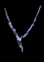 Oud-Romeins Dark Blue Glass Kralenketting (Zonder, Antiek en Kunst