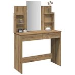vidaXL Kaptafel met spiegel 96x39x142 cm artisanaal, Verzenden