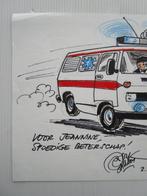 Nero - opdrachttekening Dirk Stallaert op los blad - 1 Album, Boeken, Nieuw