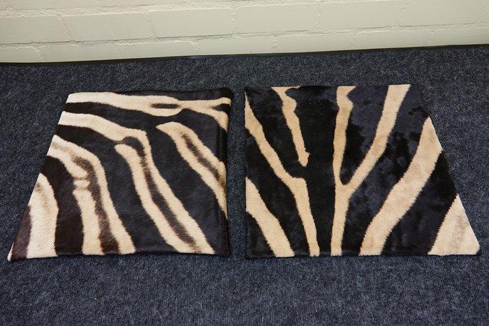 real zebra skin covers - Kussen (2), Verzamelen, Dierenverzamelingen