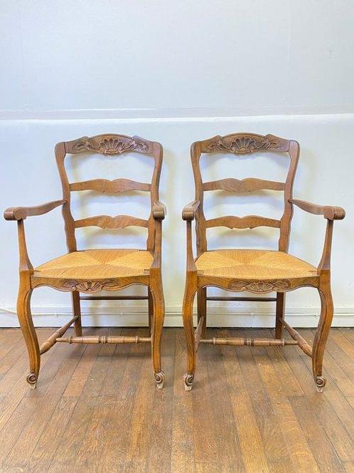 Fauteuil (2) - Hout, Antiek en Kunst, Antiek | Overige Antiek