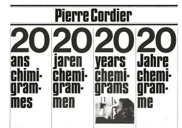 Pierre Cordier : 20 ans chimigrammes / 20 jaren chemigrammen beschikbaar voor biedingen
