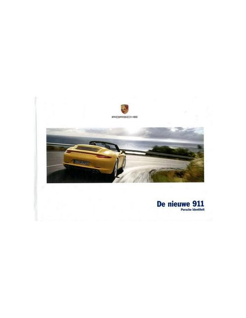 2014 PORSCHE 911 CARRERA HARDCOVER BROCHURE NEDERLANDS, Livres, Autos | Brochures & Magazines