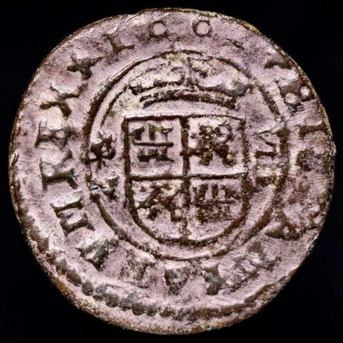 Espagne. Felipe IV (1621 - 1665).. 8 Maravedís Acuñados en, Postzegels en Munten, Munten | Europa | Niet-Euromunten