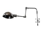 Wandlampen Messing Muurlamp Adair Antiek Zilver, Huis en Inrichting, Lampen | Wandlampen, Verzenden, Nieuw