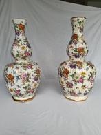 Keramis Boch - Vase (2) - Porcelaine - Fleurs de Sax, Antiek en Kunst
