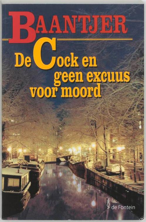 De Cock en geen excuus voor moord / Baantjer / 60, Boeken, Detectives, Gelezen, Verzenden