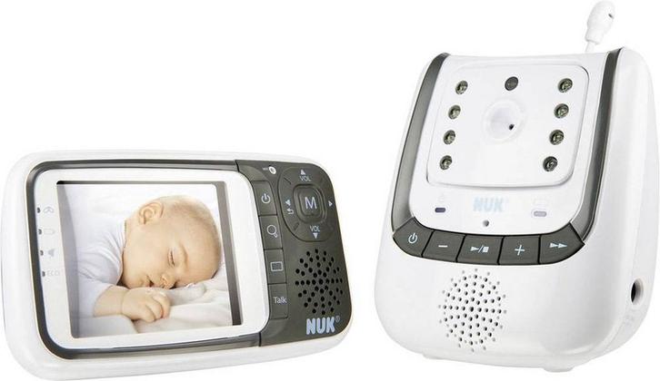 NUK Control + Babyfoon met camera - Spraakfunctie -  Wit, Kinderen en Baby's, Babyfoons, Nieuw, Verzenden