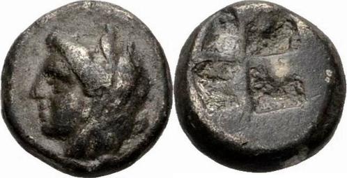 387-326 v Chr Phokaia Ionien Diobol 387-326 Bc Omphale Lo..., Postzegels en Munten, Munten en Bankbiljetten | Verzamelingen, Verzenden