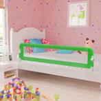 vidaXL Bedhekje peuter 180x42 cm polyester groen, Kinderen en Baby's, Traphekjes, Verzenden, Nieuw