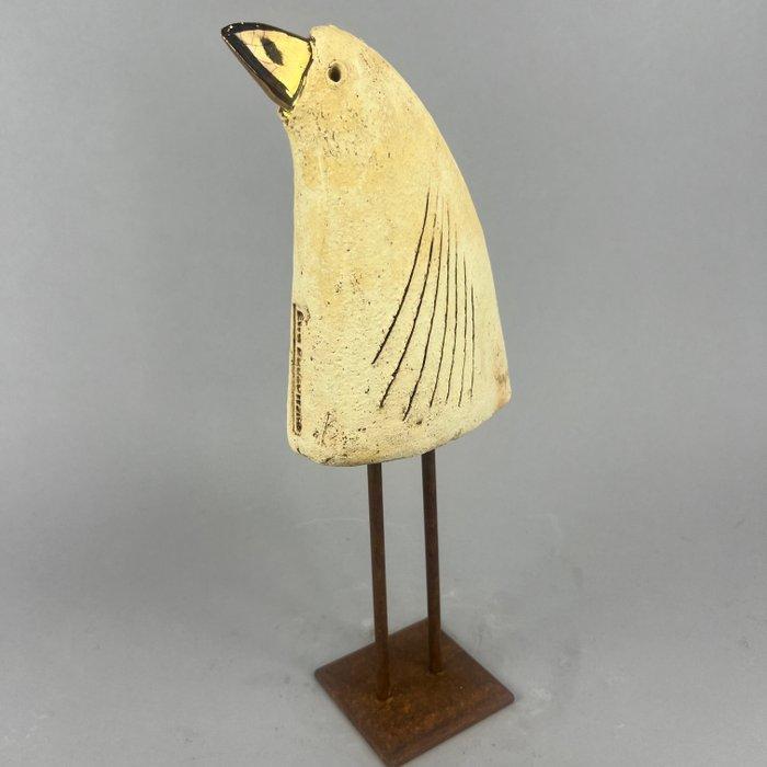 Ewa Budzowska - NO RESERVE- big parrot- (with 24carat gold), Antiek en Kunst, Kunst | Designobjecten