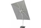 4 Seasons Outdoor Siesta parasol 300 x 300 cm charcoal, wit, Tuin en Terras, Nieuw