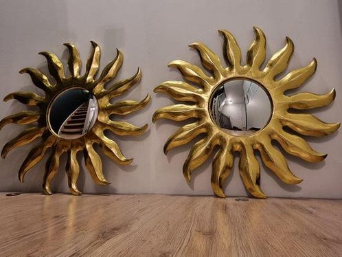 Miroir  - Bois - Deux miroirs au soleil, Antiek en Kunst, Curiosa en Brocante